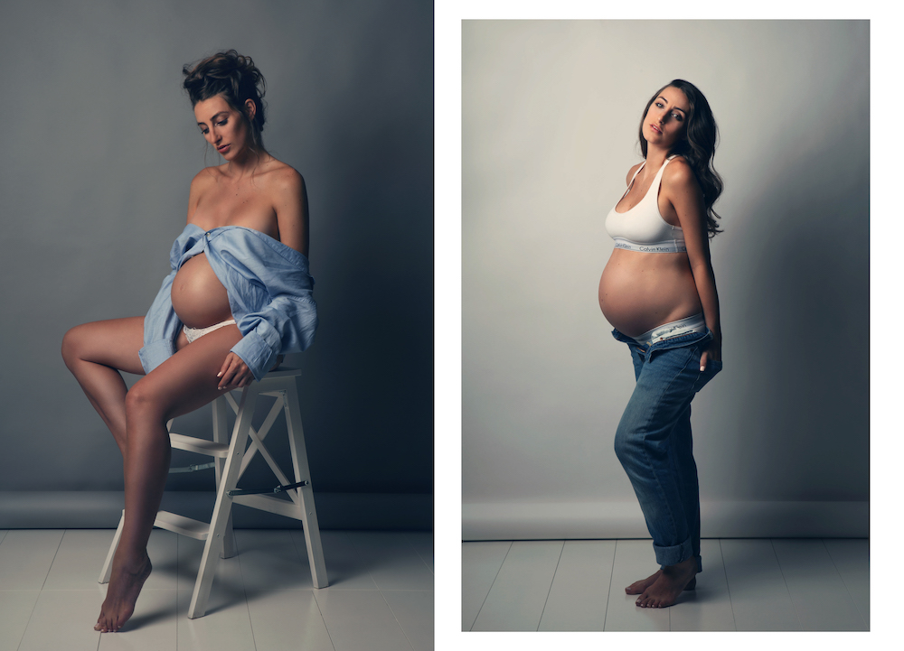 Séance photo couple femme enceinte en mode Lifestyle Paris
